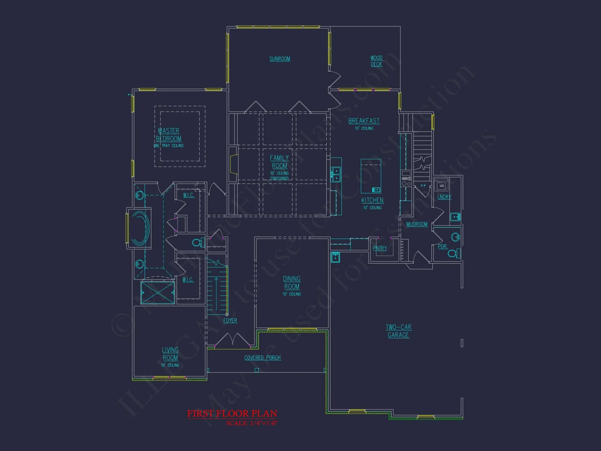 Modern Craftsman house Plan with Luxury Features and CAD Designs