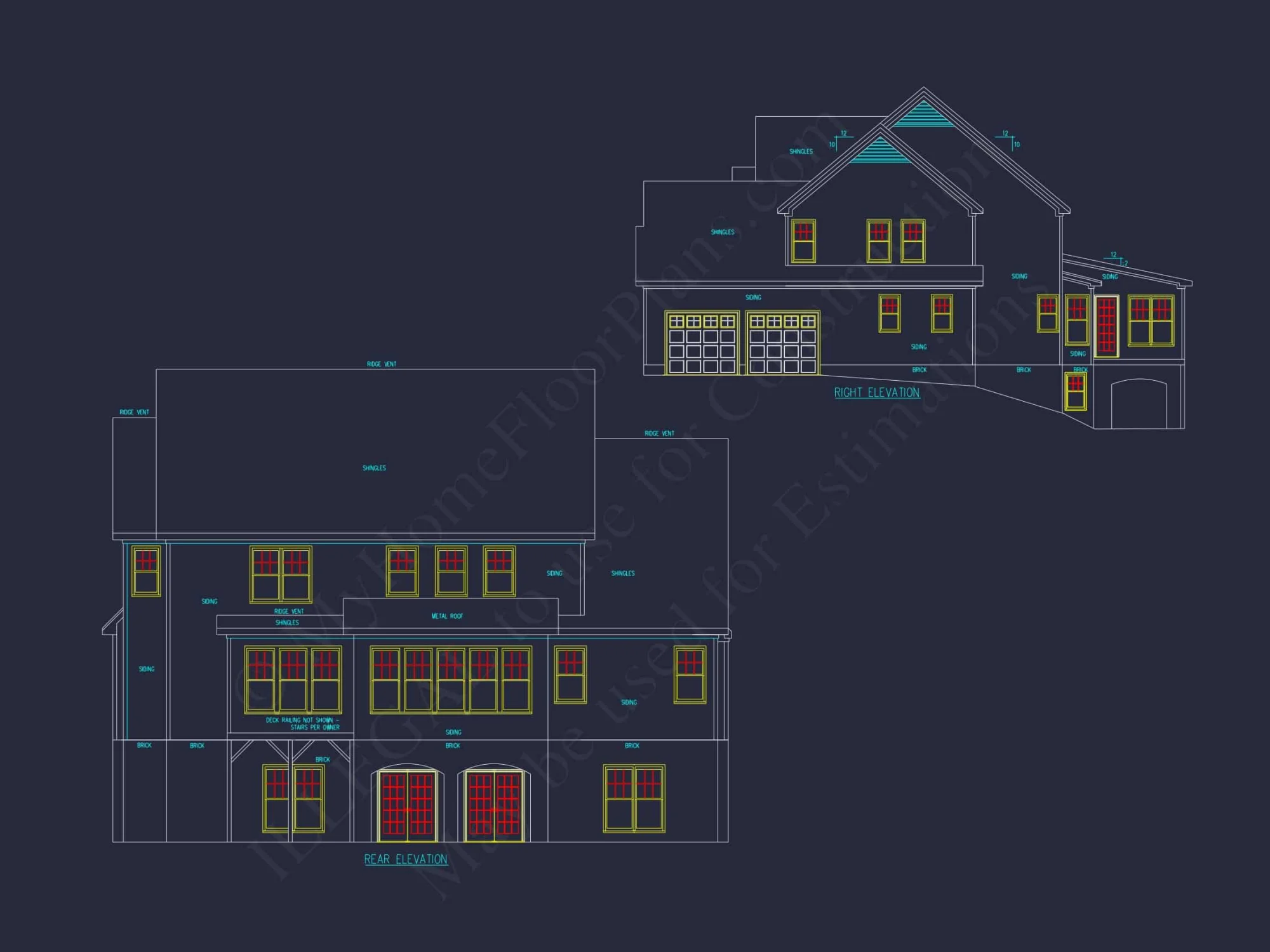 Modern Craftsman house Plan with Luxury Features and CAD Designs