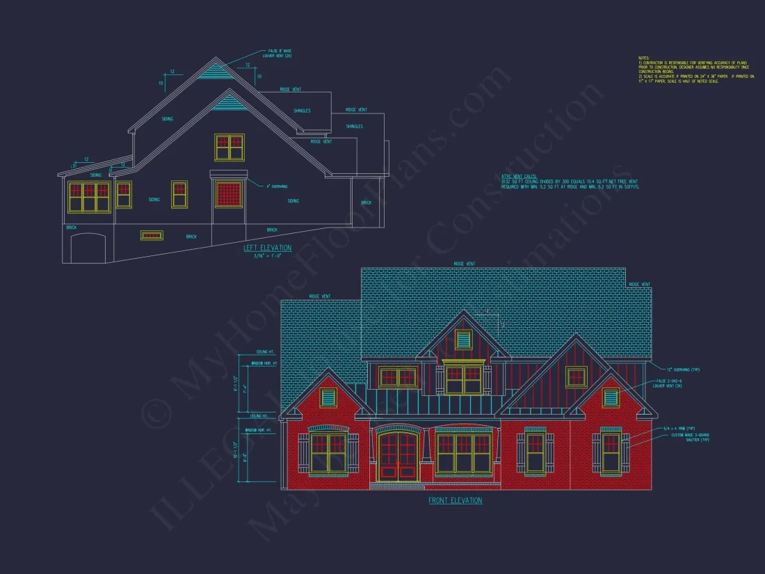 Modern Craftsman house Plan with Luxury Features and CAD Designs