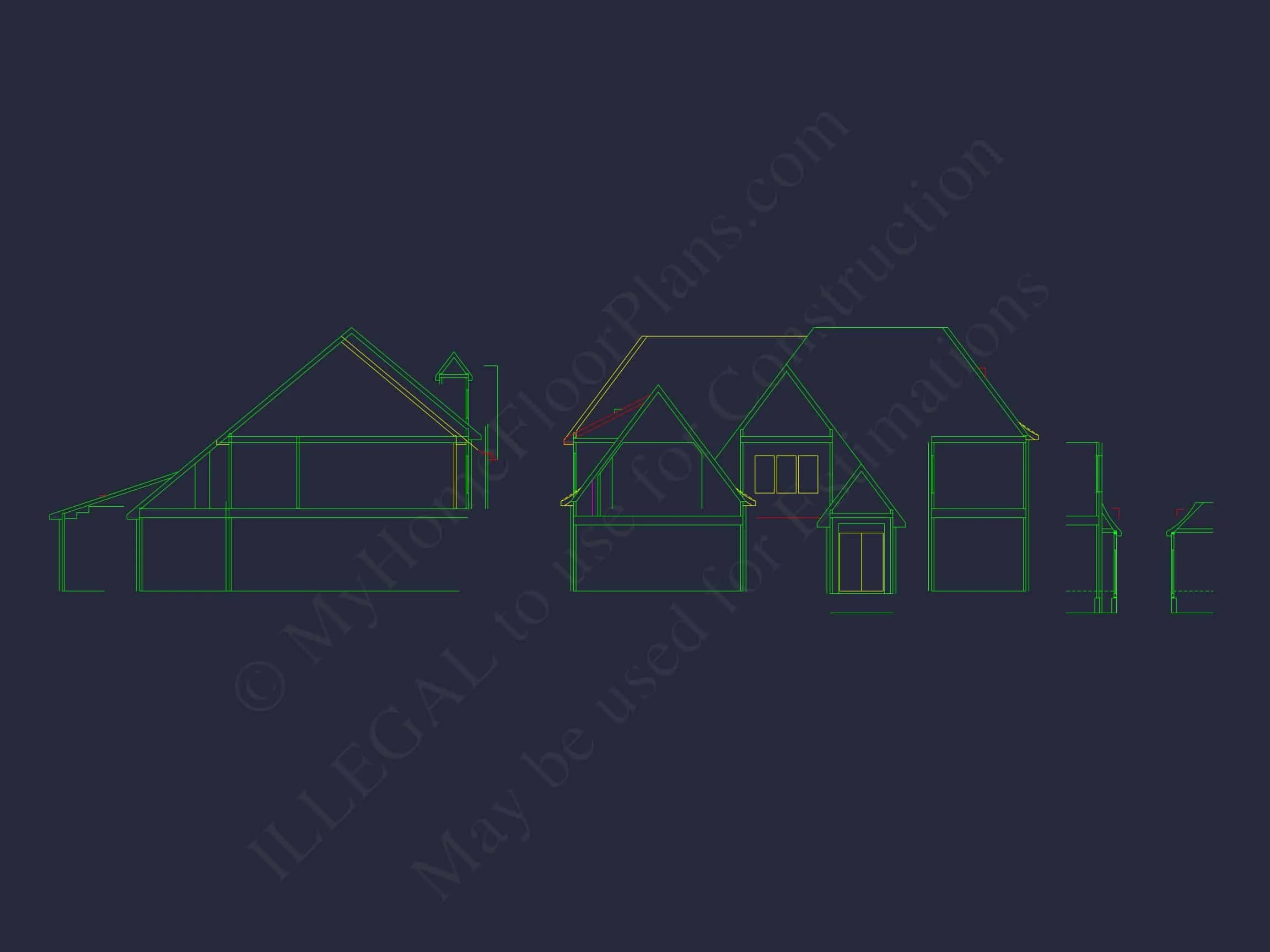 15-1243 HOUSE PLAN - Elegant French Country House Plan | Floor Plan, CAD, Designs 15 Elegant French Country house Plan