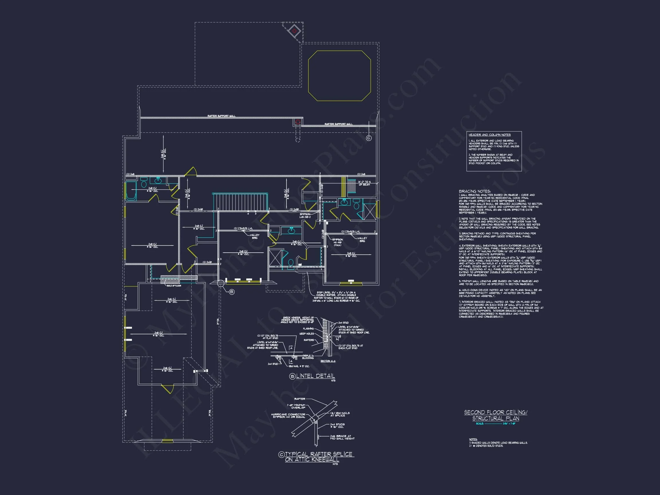 15-1243 HOUSE PLAN - Elegant French Country House Plan | Floor Plan, CAD, Designs 12 Floor Plan, CAD, Designs