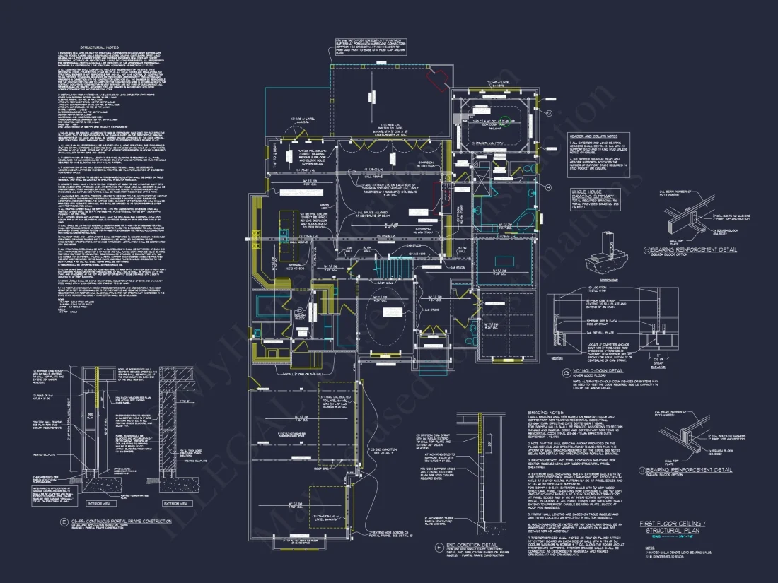 Elegant French Country house Plan