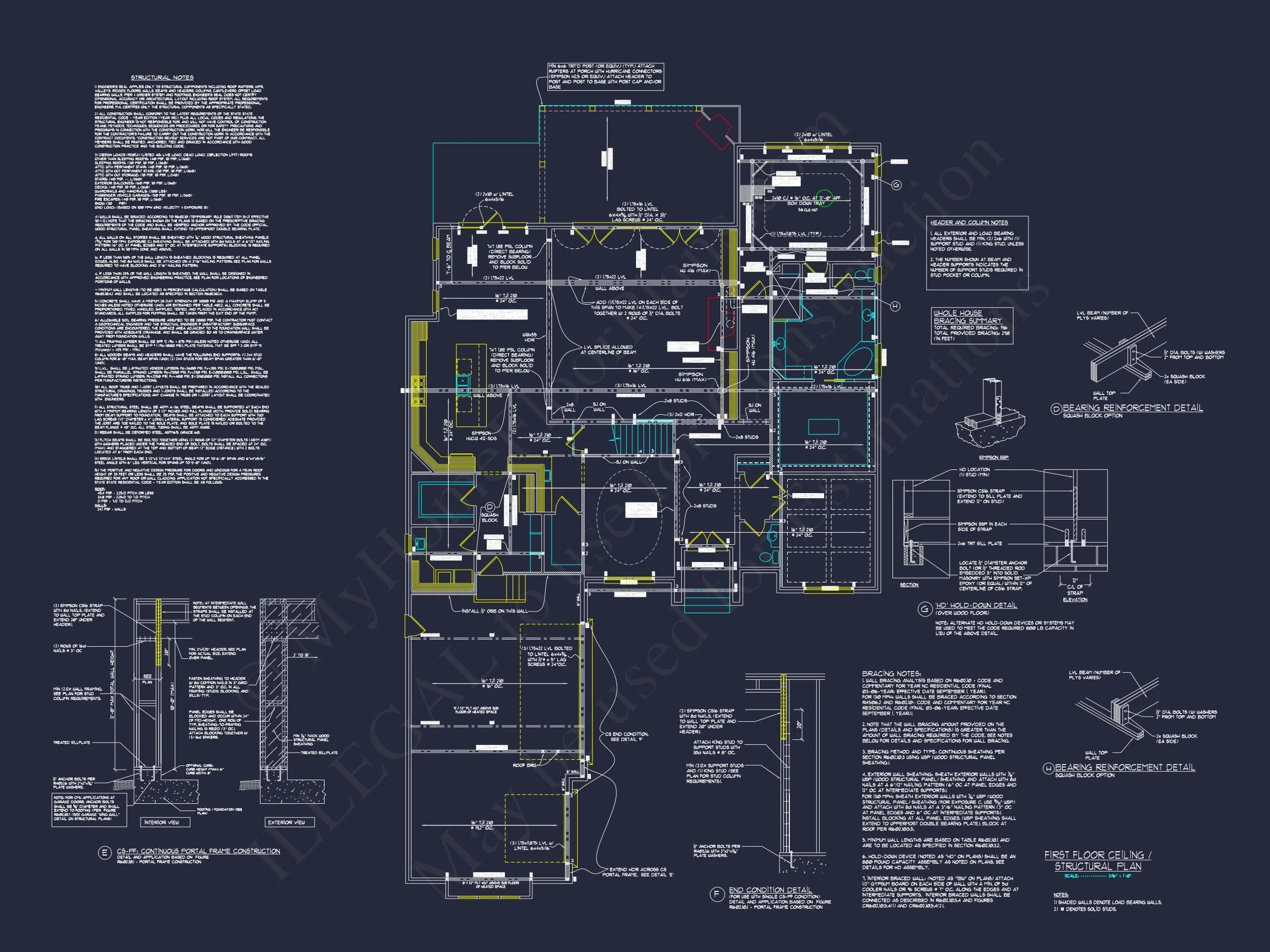 15-1243 HOUSE PLAN - Elegant French Country House Plan | Floor Plan, CAD, Designs 11 Elegant French Country house Plan