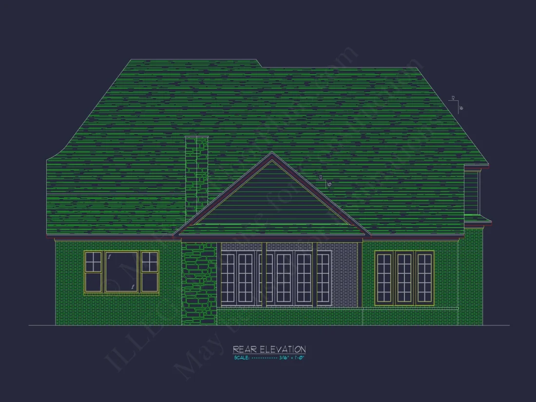 Elegant French Country house Plan