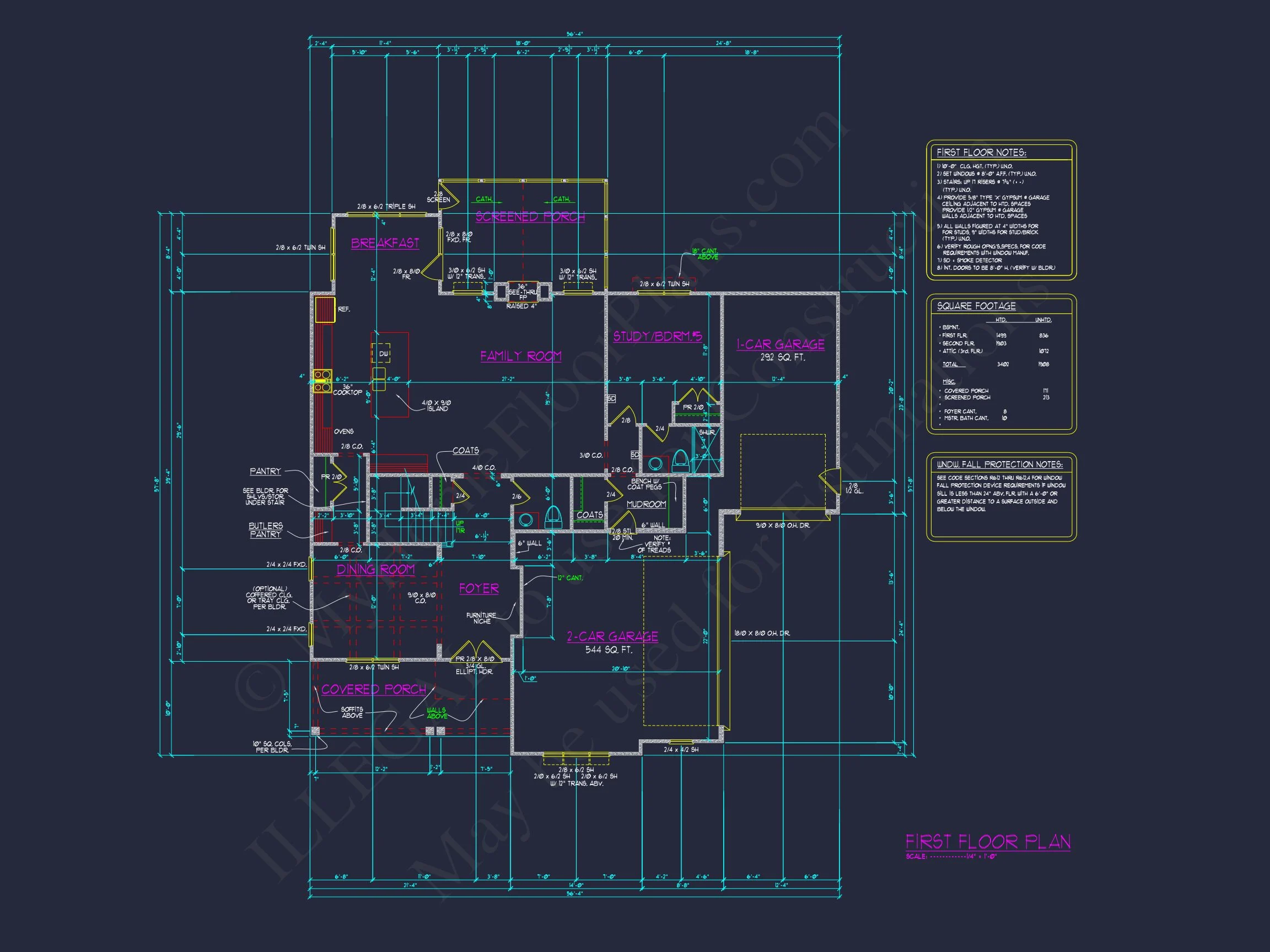 Spacious 5-Bedroom house Plan with Stunning Floor Designs
