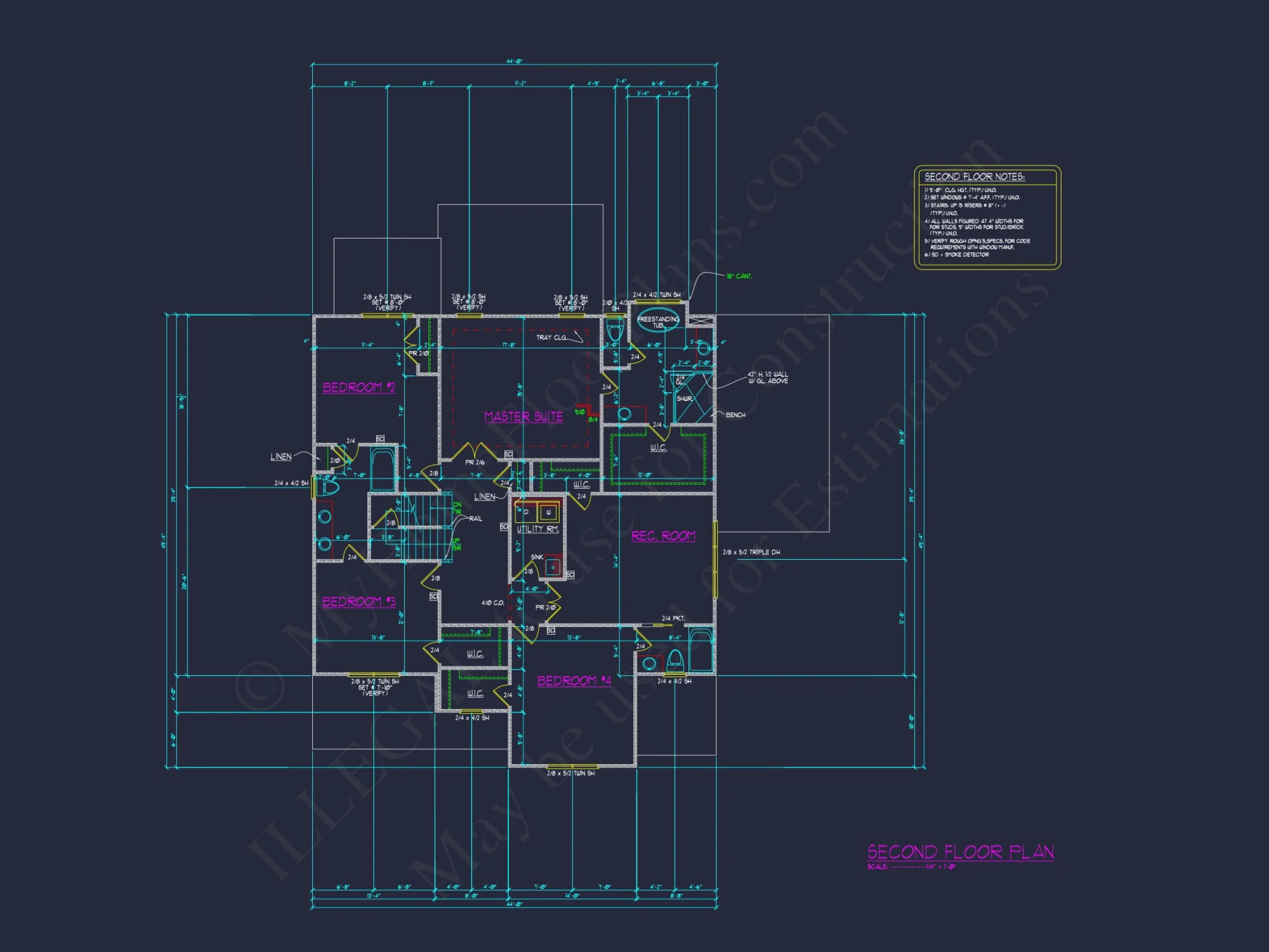 Spacious 5-Bedroom house Plan with Stunning Floor Designs