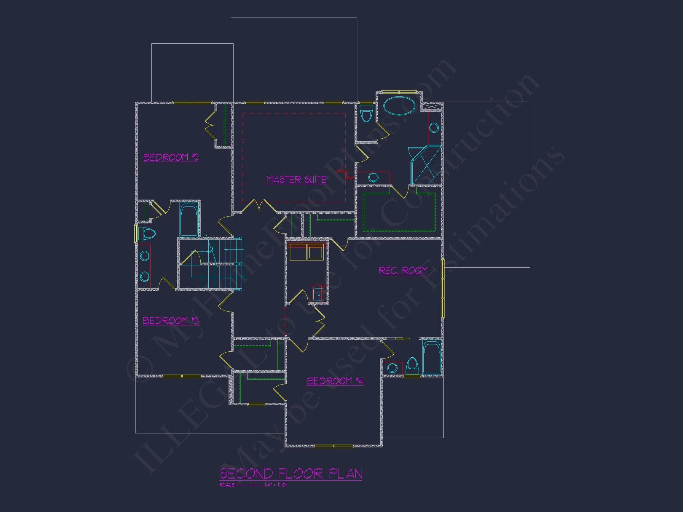 Spacious 5-Bedroom house Plan with Stunning Floor Designs