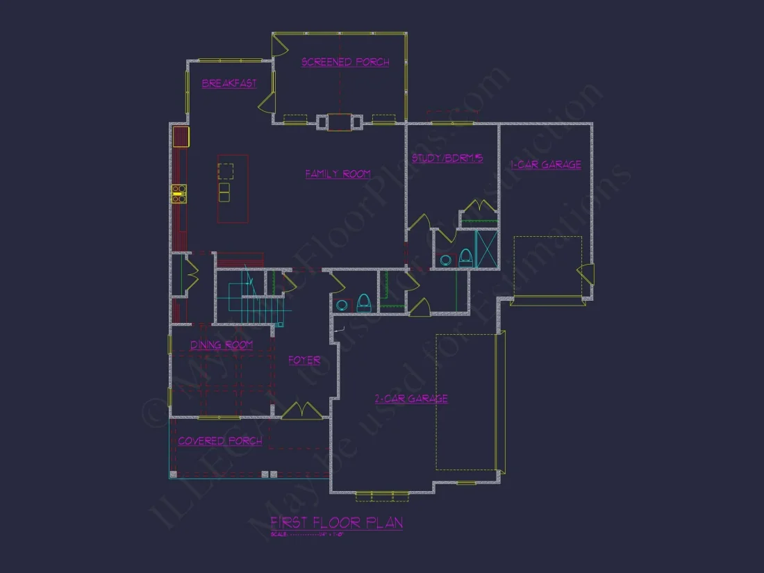Spacious 5-Bedroom house Plan with Stunning Floor Designs