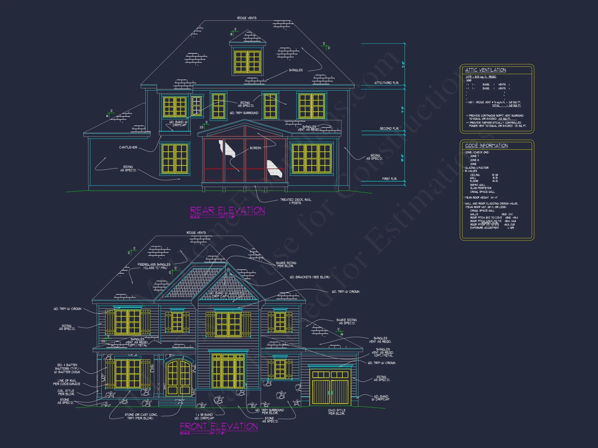 Spacious 5-Bedroom house Plan with Stunning Floor Designs