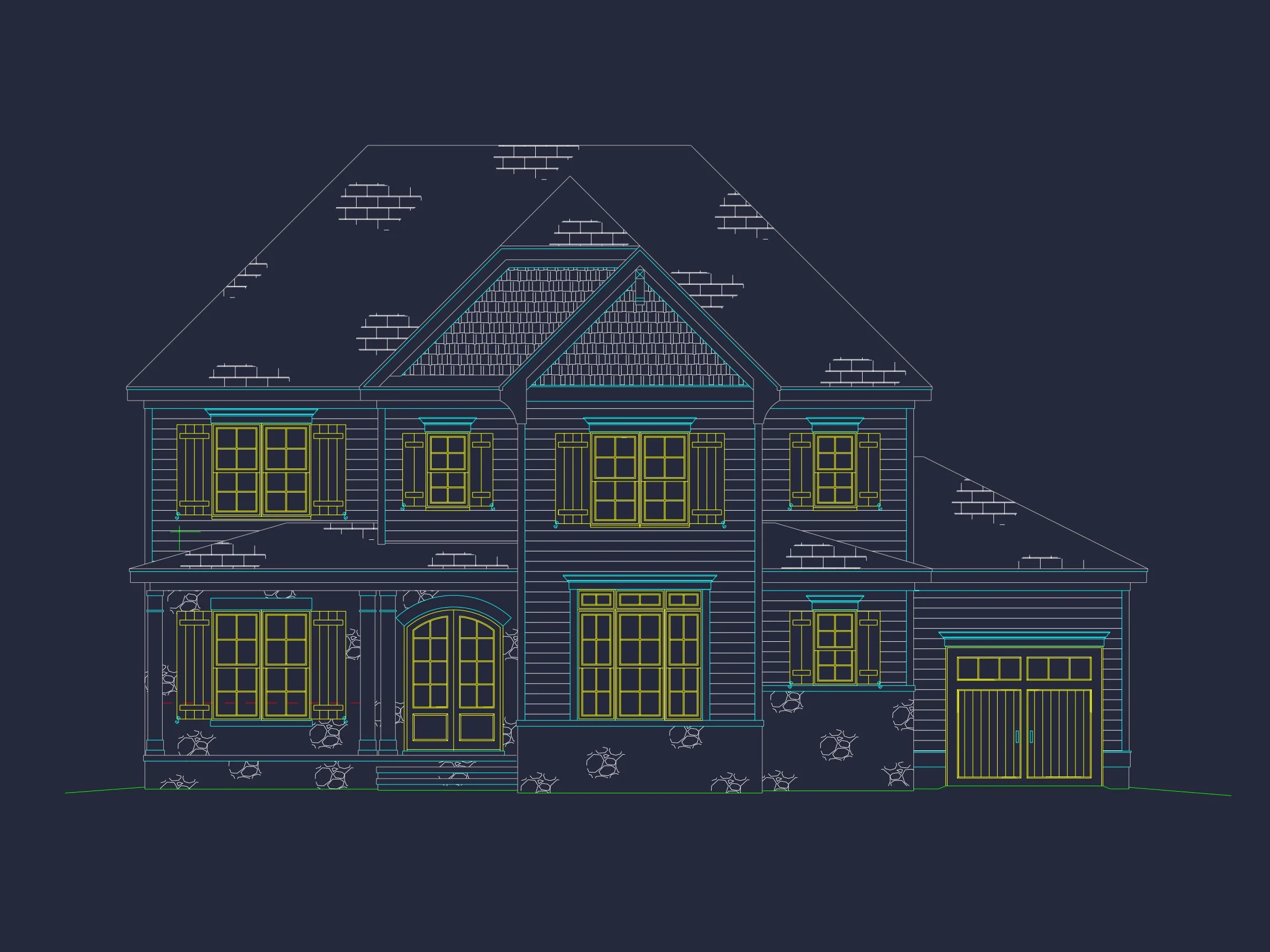 Spacious 5-Bedroom house Plan with Stunning Floor Designs