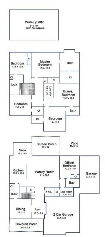 Spacious 5-Bedroom house Plan with Stunning Floor Designs