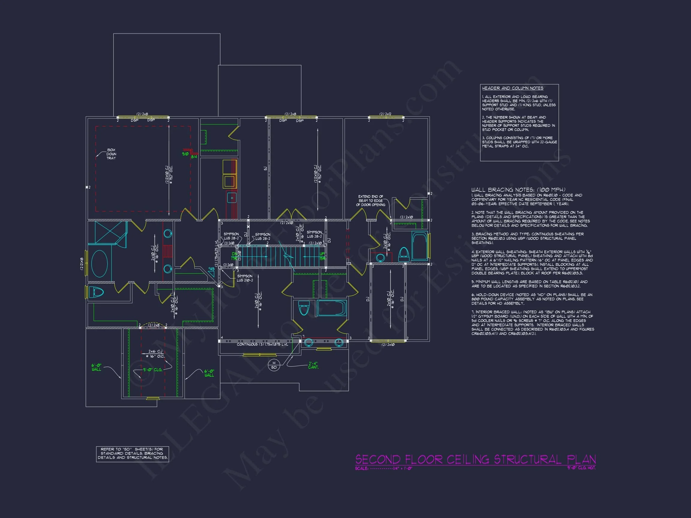 Spacious house Plan with Detailed CAD Floor Plan