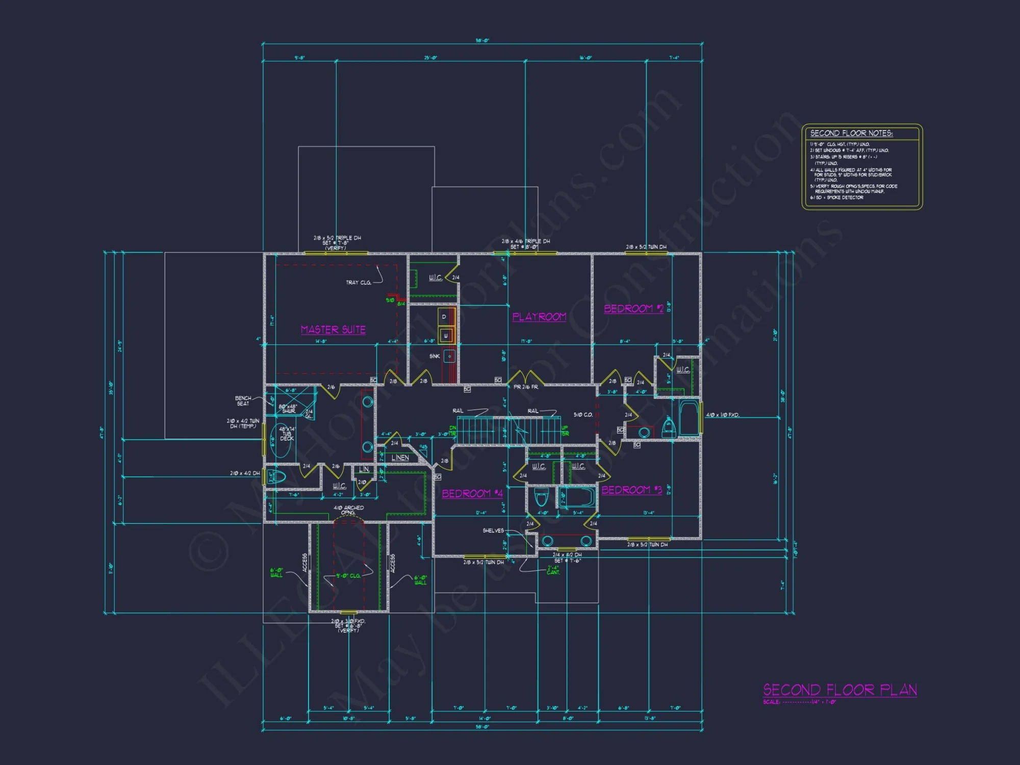 Spacious house Plan with Detailed CAD Floor Plan