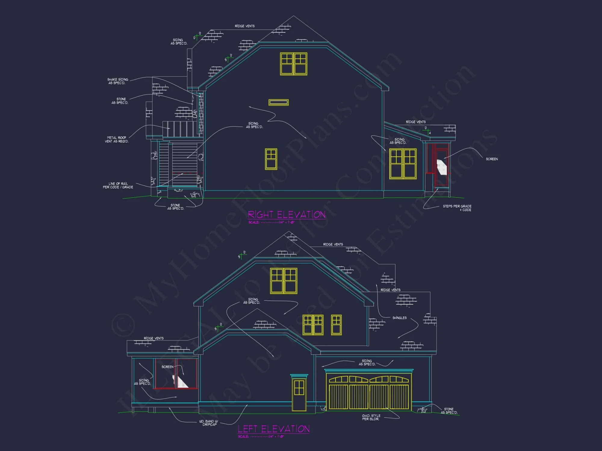 Spacious house Plan with Detailed CAD Floor Plan