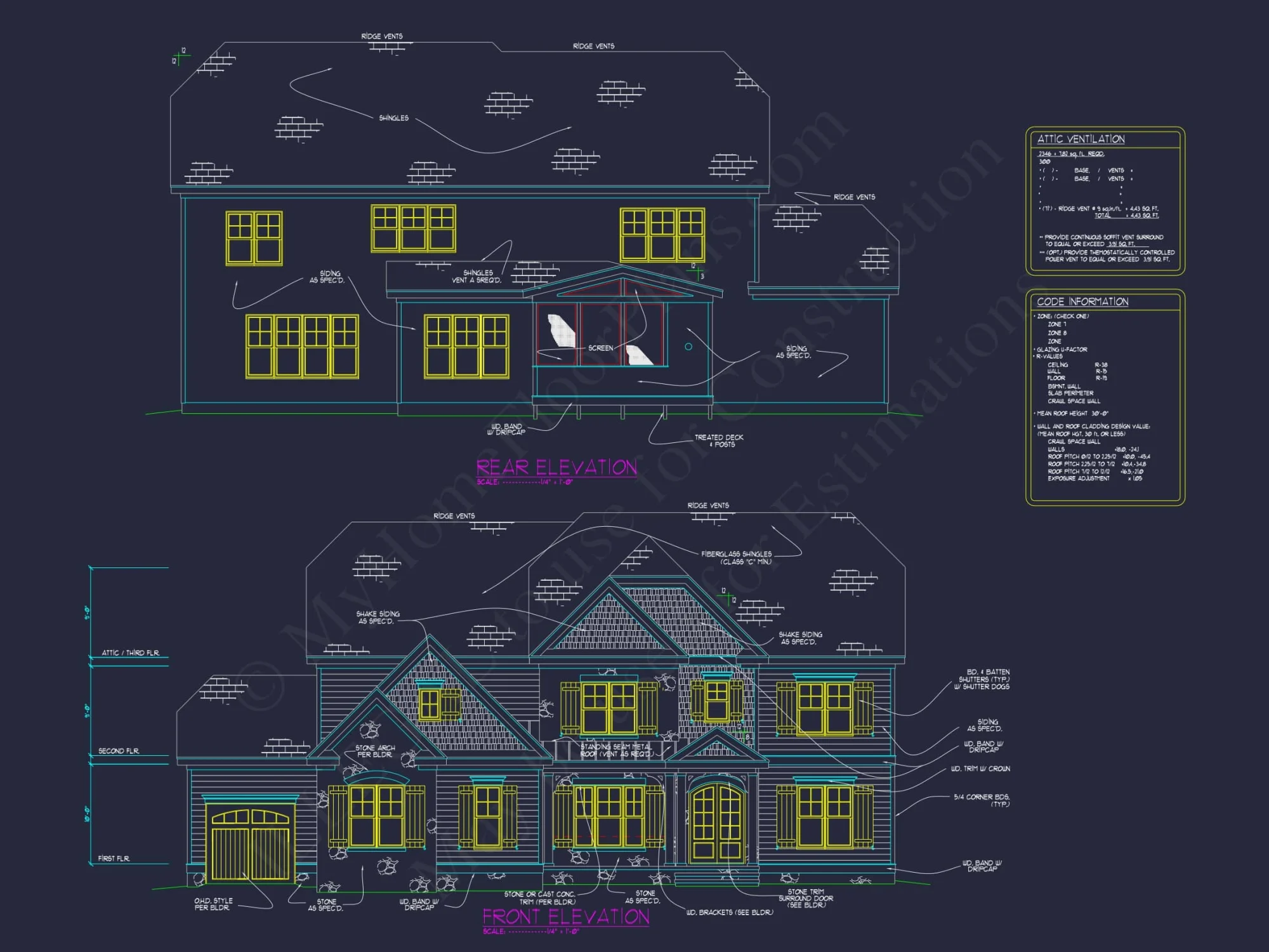 Spacious house Plan with Detailed CAD Floor Plan