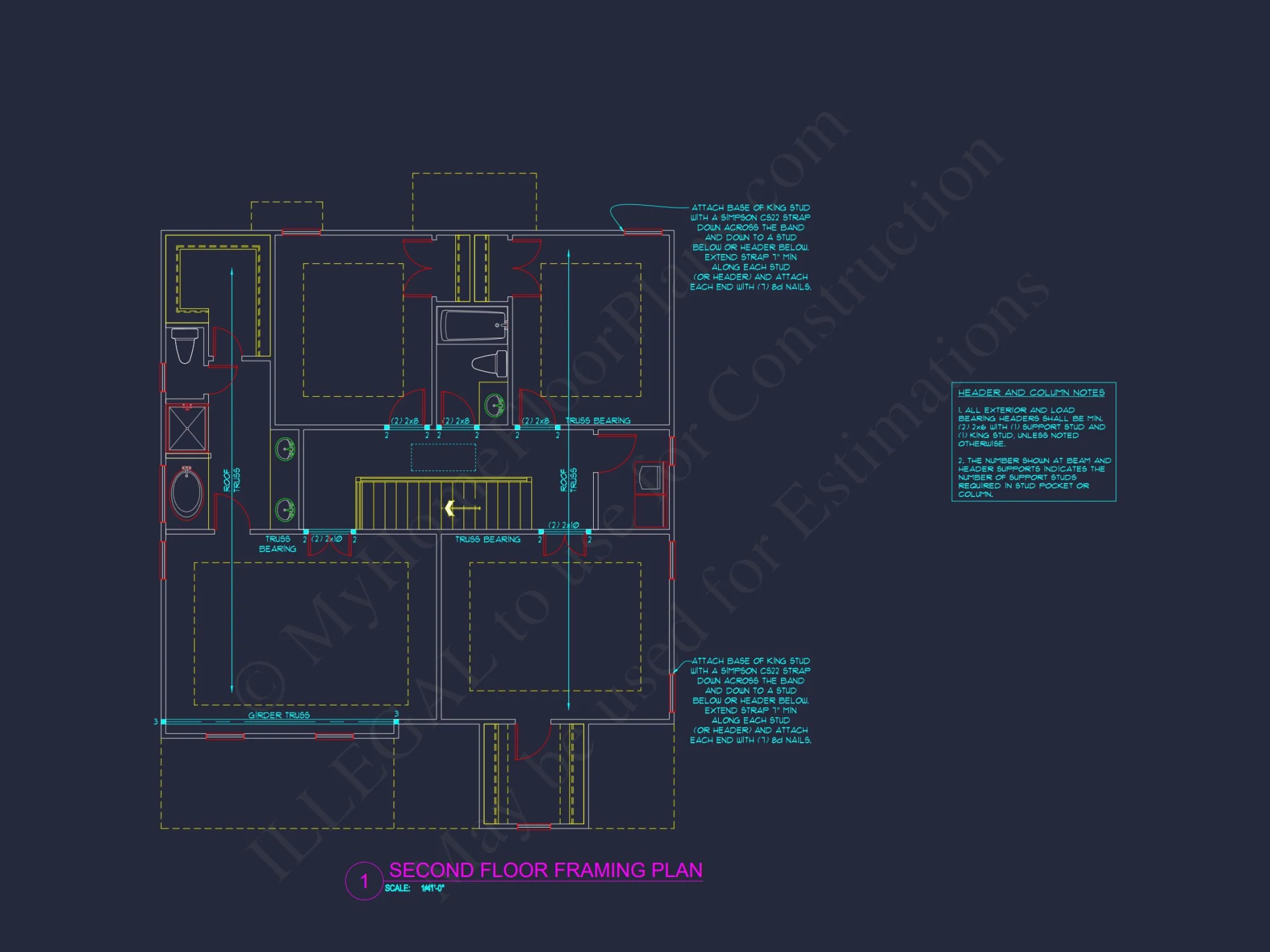 Modern Craftsman house Plan with Flexible Floor Designs and CAD Blueprint