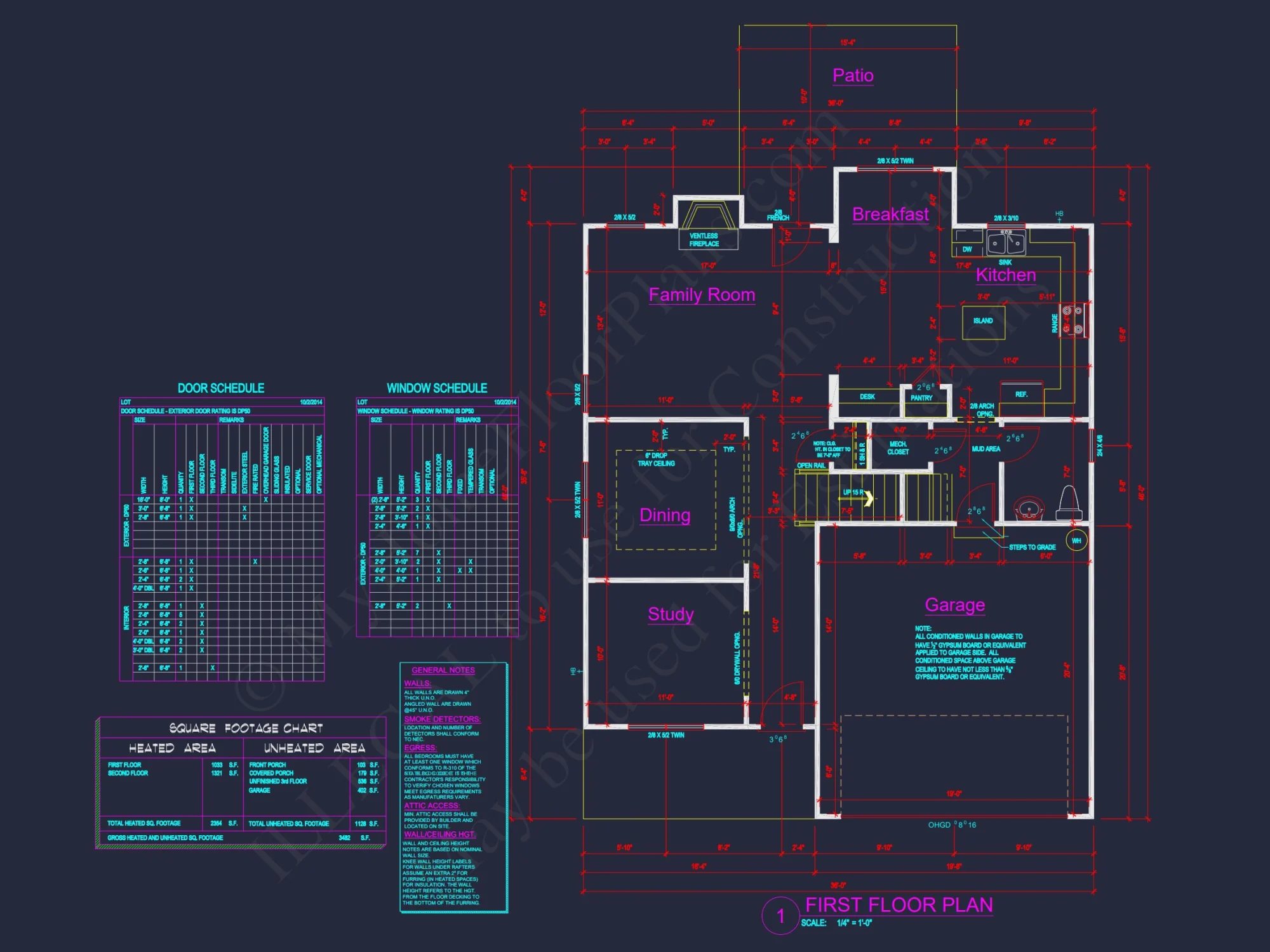Modern Craftsman house Plan with Flexible Floor Designs and CAD Blueprint