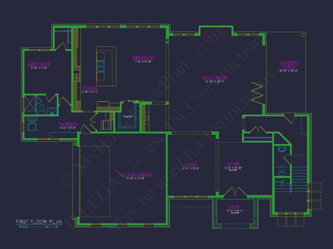 Luxury Modern house Plan with Spacious Floor Plan & CAD Designs
