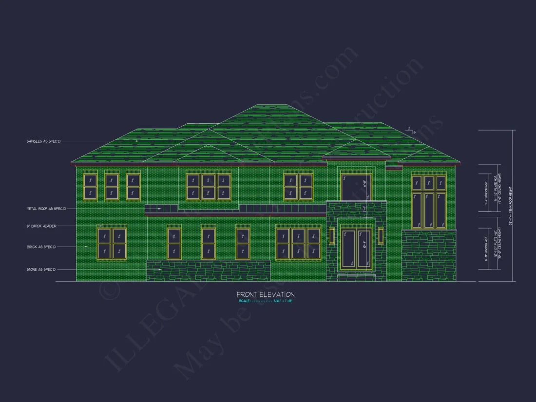 Luxury Modern house Plan with Spacious Floor Plan & CAD Designs