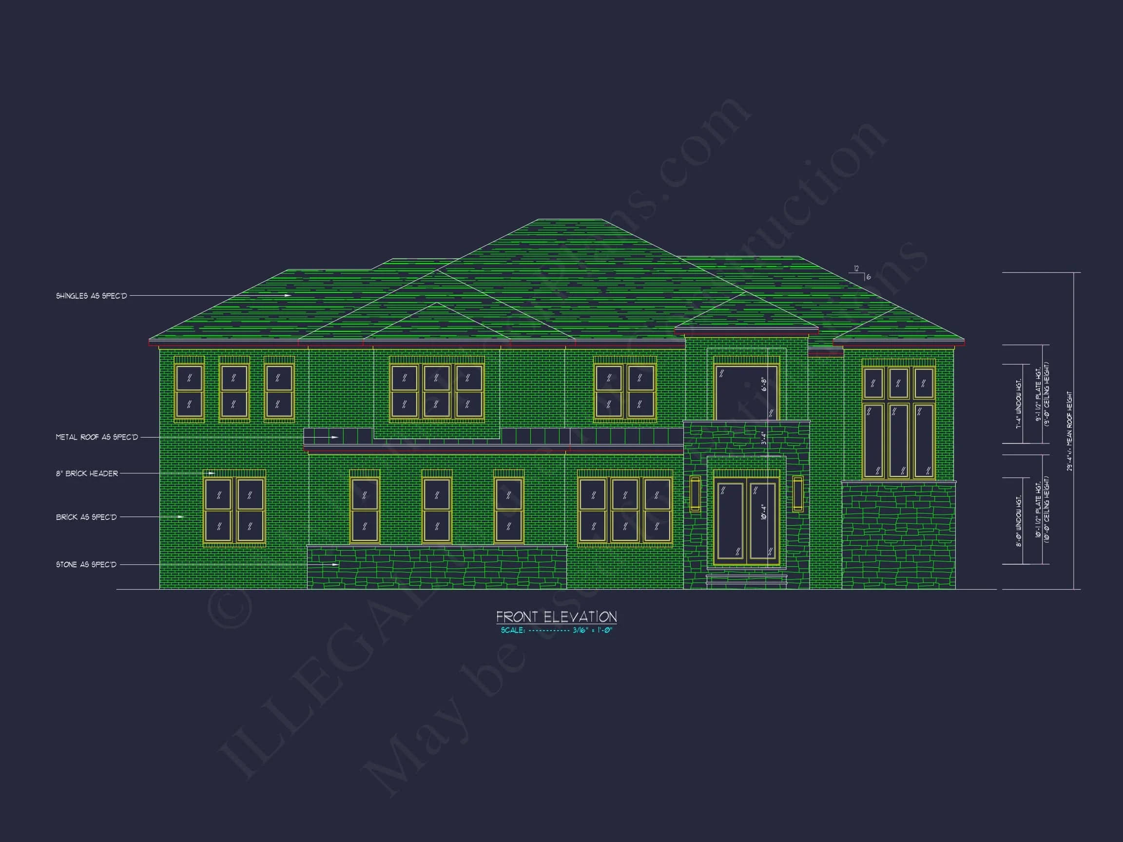 15-1110 HOUSE PLAN - Modern Contemporary Home Plan – 4-Bed, 5-Bath, 4,693 SF 33 Luxury Modern house Plan with Spacious Floor Plan & CAD Designs