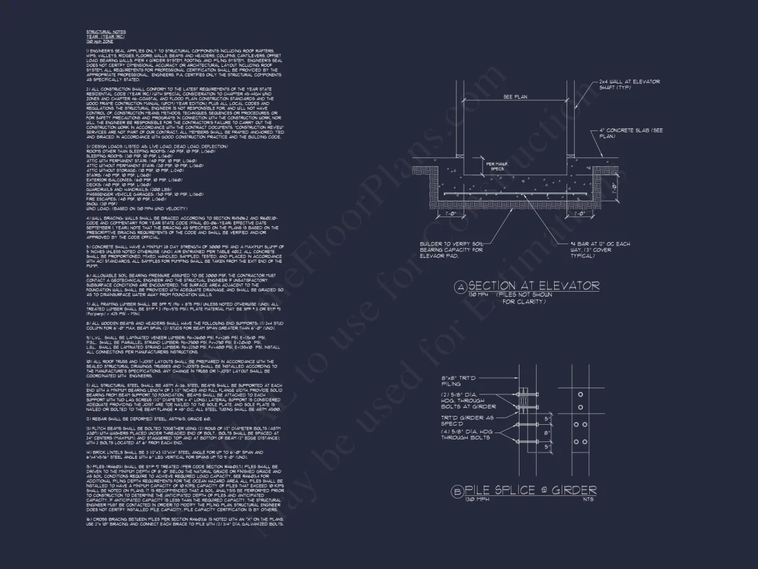 Beach house Architectural Floor Plan with Wrap Around Porch