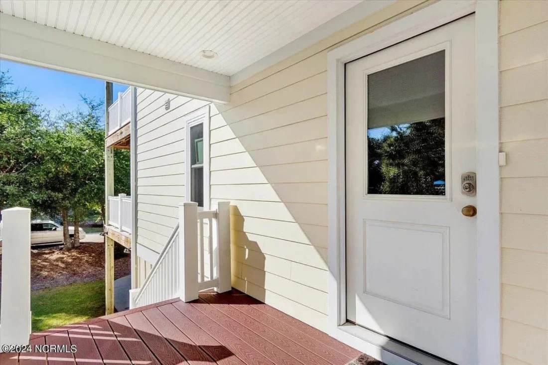 Beach house Architectural Floor Plan with Wrap Around Porch