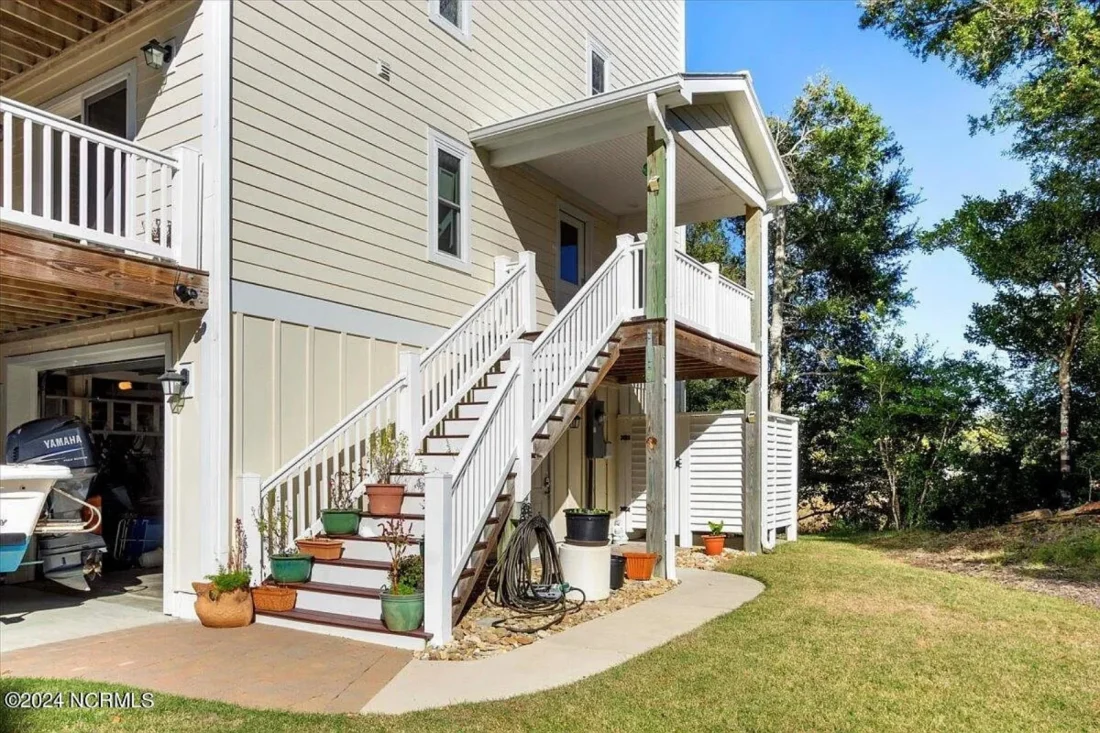 Beach house Architectural Floor Plan with Wrap Around Porch
