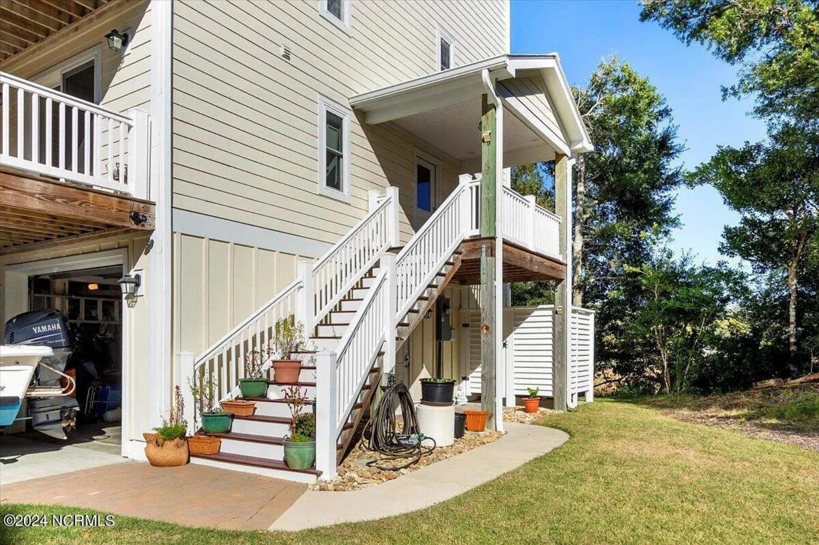 Beach house Architectural Floor Plan with Wrap Around Porch