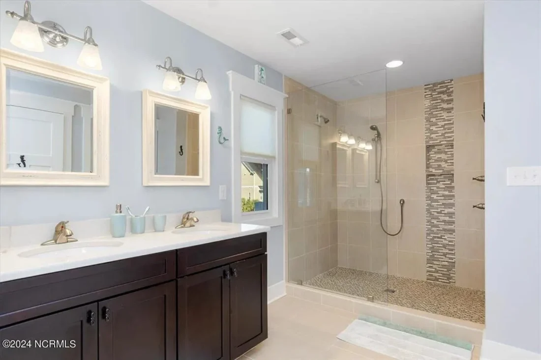 Beach house Architectural Floor Plan with Wrap Around Porch