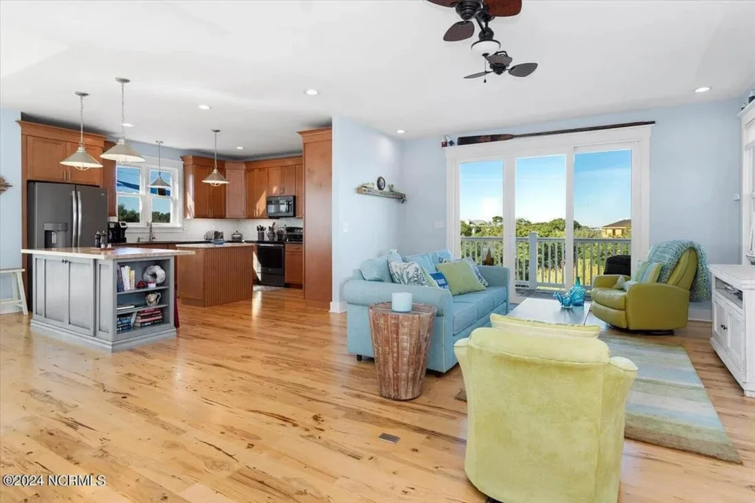 Beach house Architectural Floor Plan with Wrap Around Porch