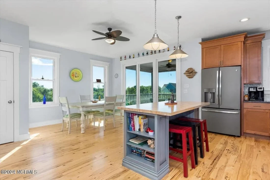 Beach house Architectural Floor Plan with Wrap Around Porch