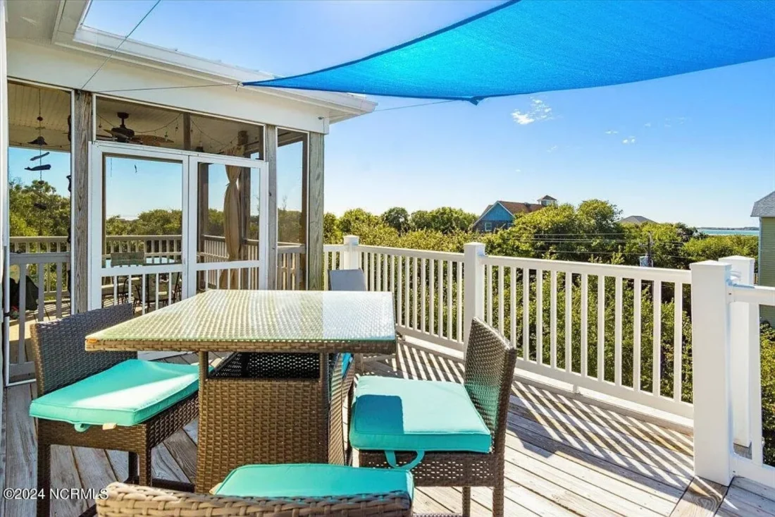 Beach house Architectural Floor Plan with Wrap Around Porch