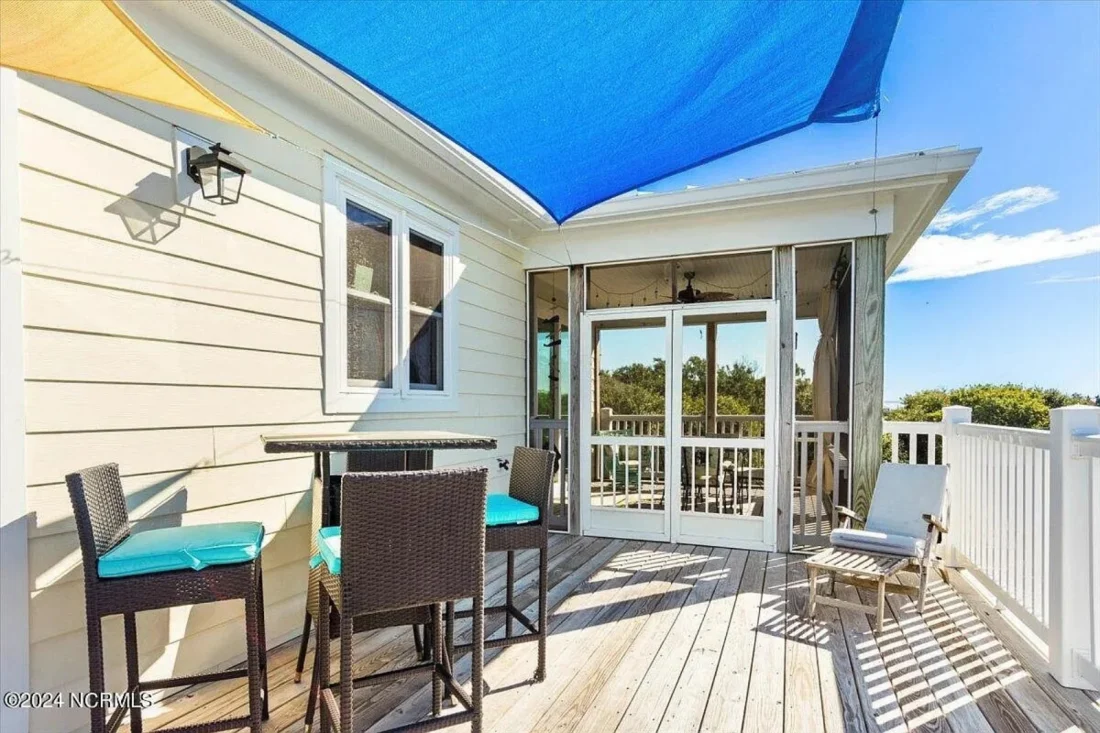 Beach house Architectural Floor Plan with Wrap Around Porch