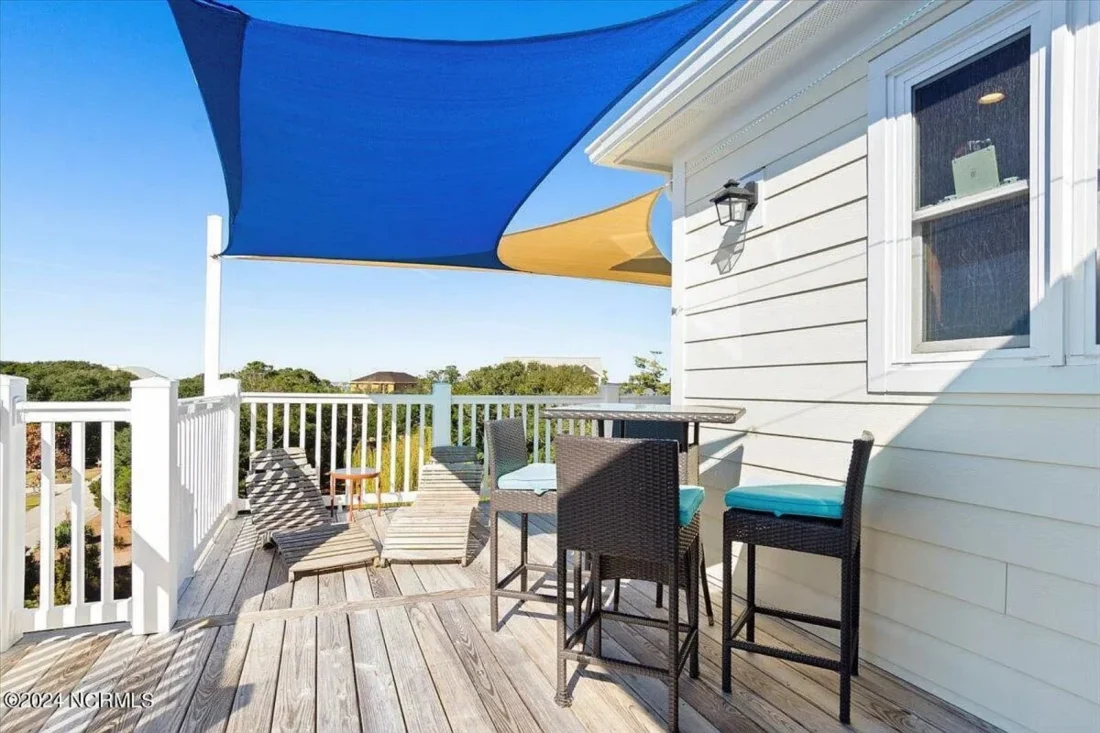 Beach house Architectural Floor Plan with Wrap Around Porch