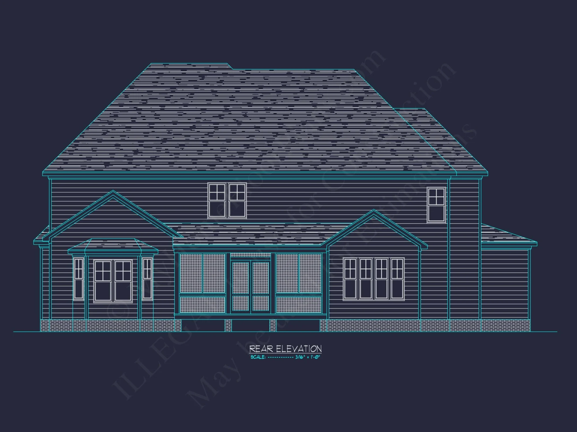 Luxury house Floor Plan with 2 Stories and CAD Designs
