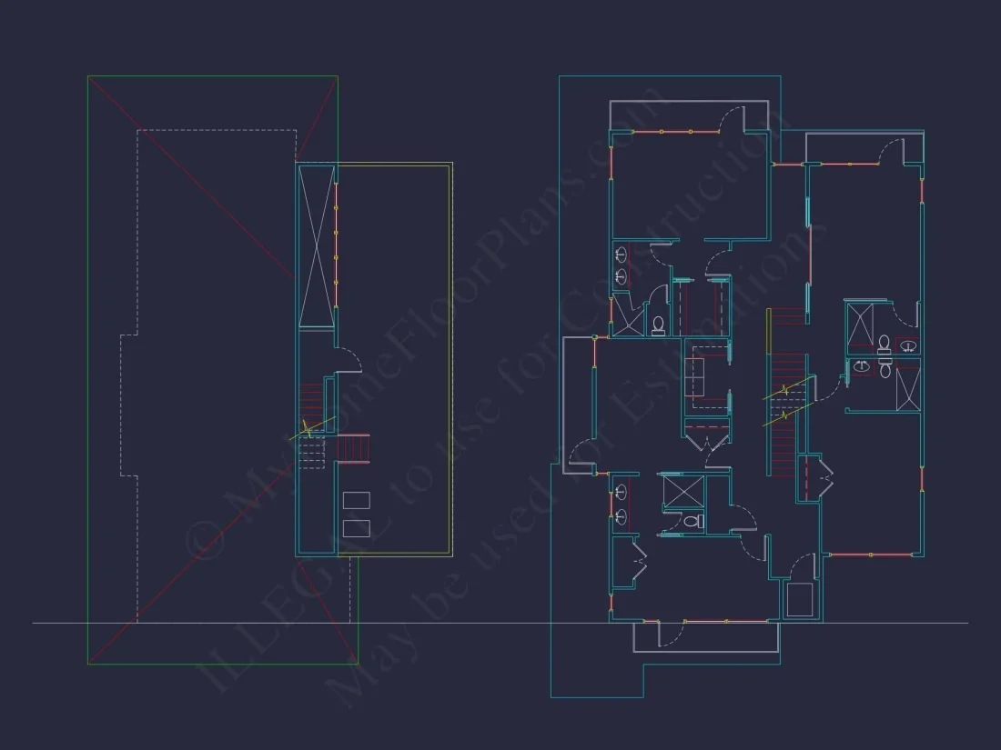 Modern Beach house Plan with Stunning CAD Designs