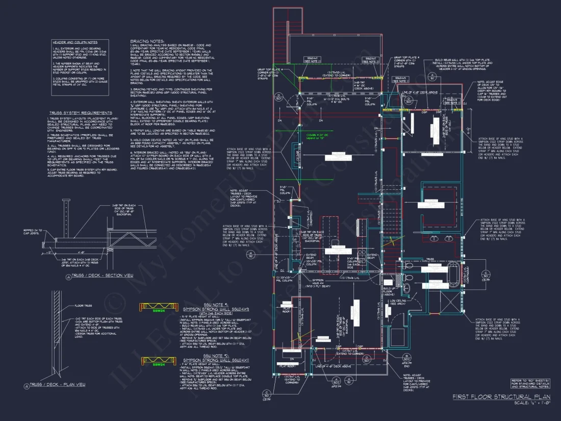 Modern Beach house Plan with Stunning CAD Designs