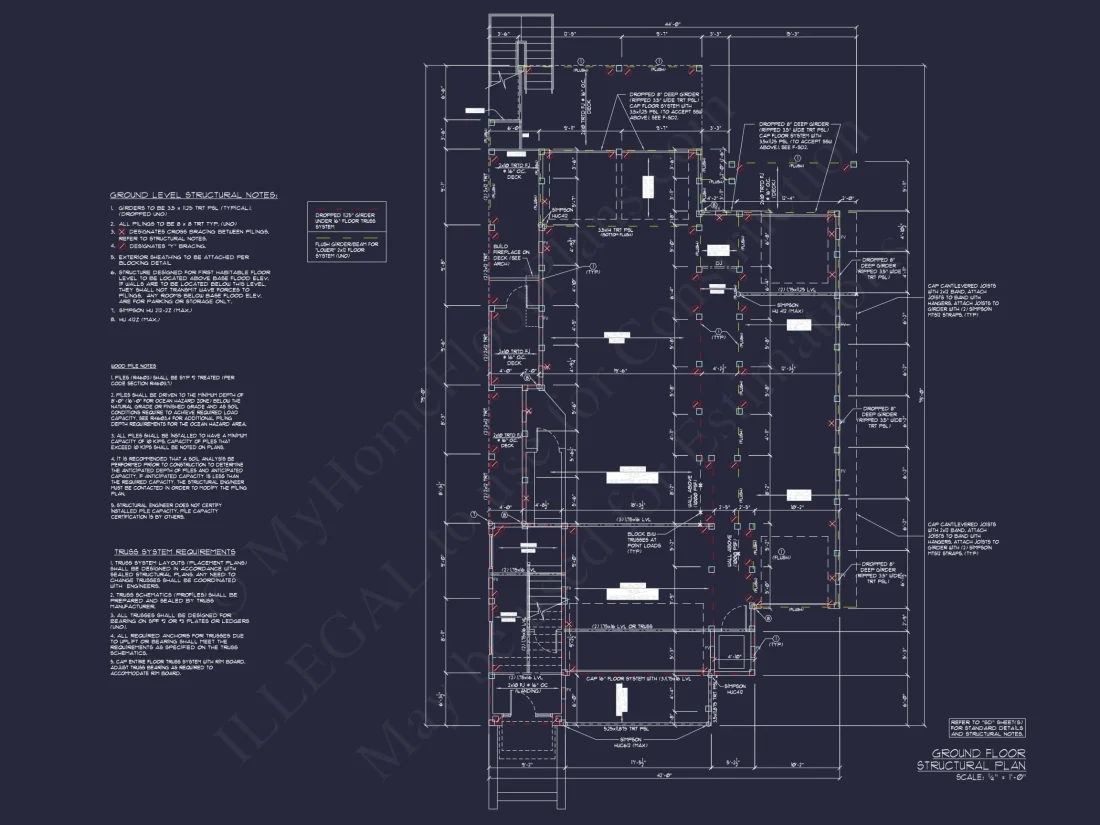 Modern Beach house Plan with Stunning CAD Designs