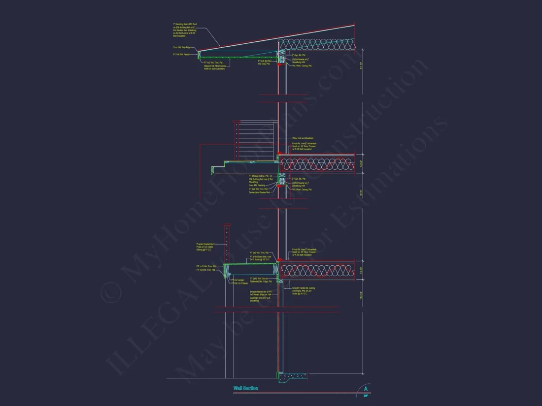 Modern Beach house Plan with Stunning CAD Designs