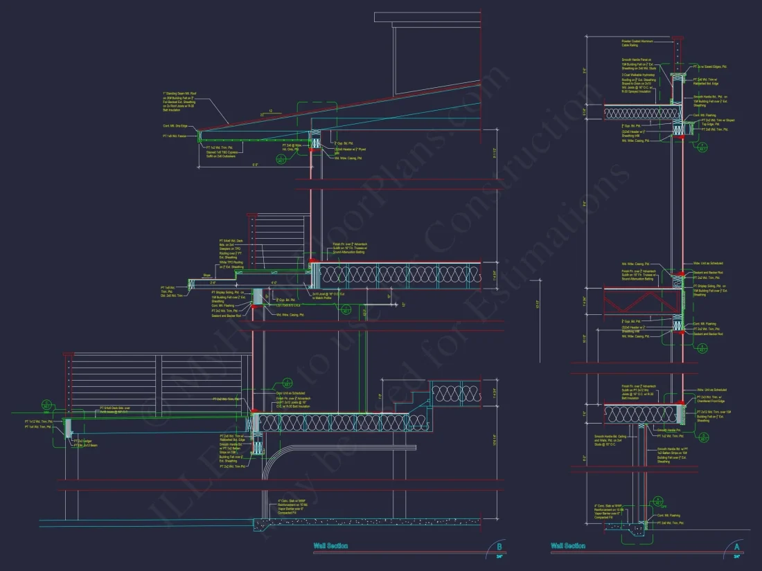 Modern Beach house Plan with Stunning CAD Designs