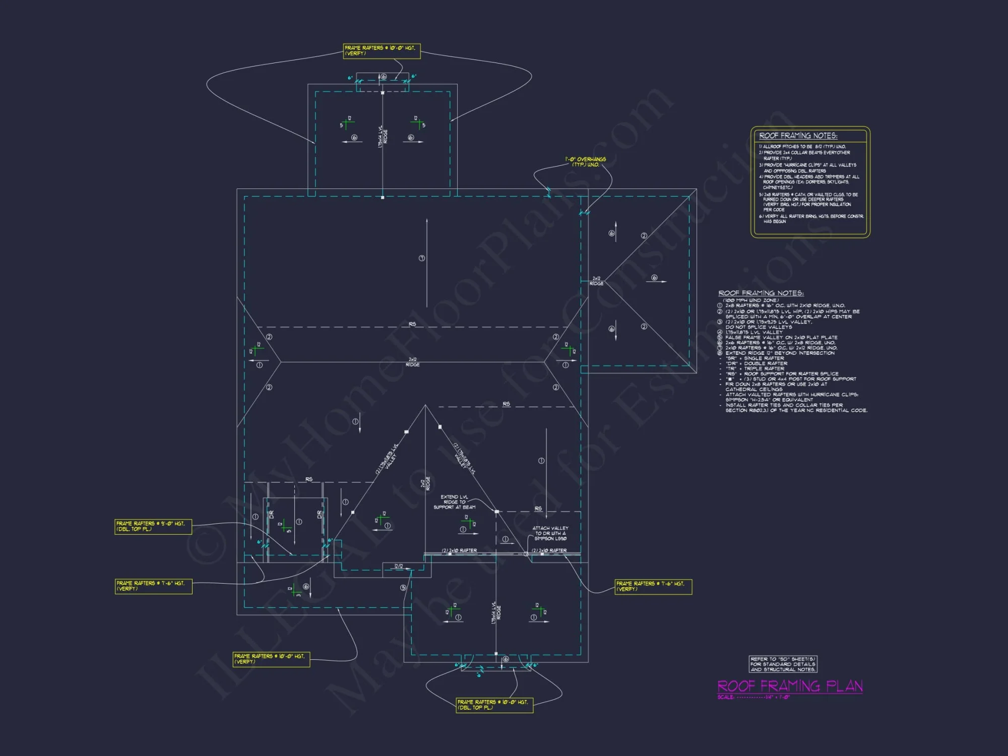 Beautiful 5-Bedroom house Plan with CAD Floor Plans & Designs