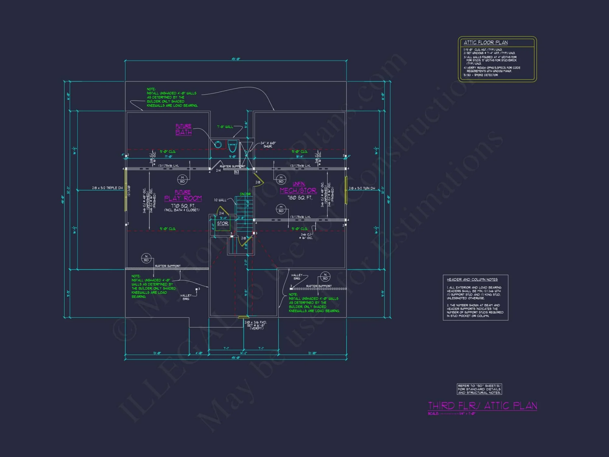 Beautiful 5-Bedroom house Plan with CAD Floor Plans & Designs