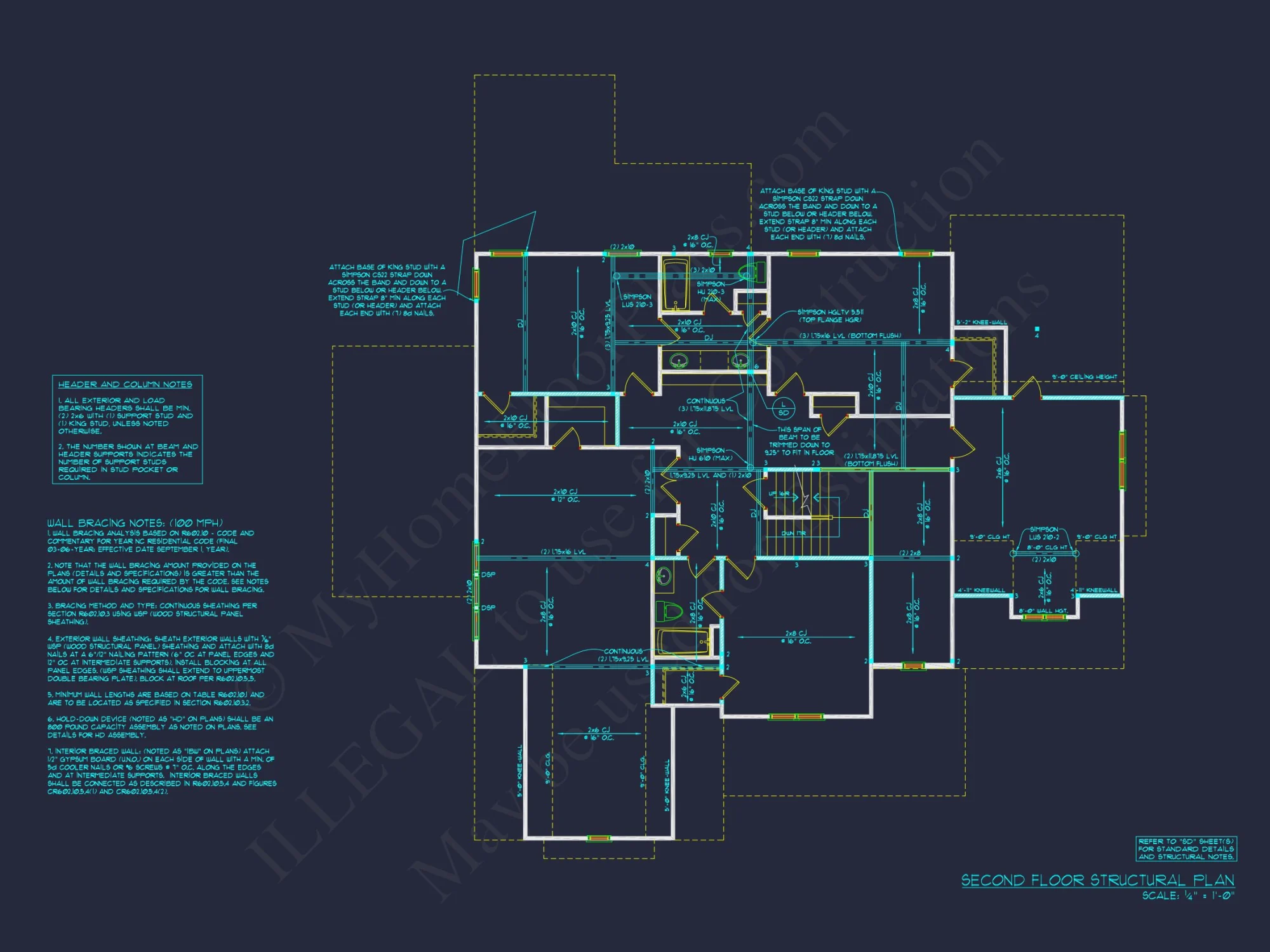 Colonial Farmhouse house Plan with 5+ Baths and Bonus Room