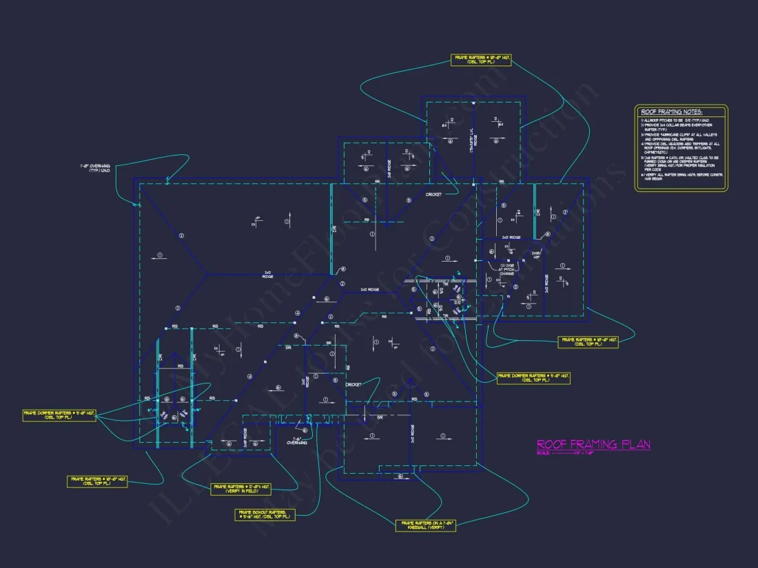 Luxury house Plan with 5 Bedrooms and Detailed CAD Designs