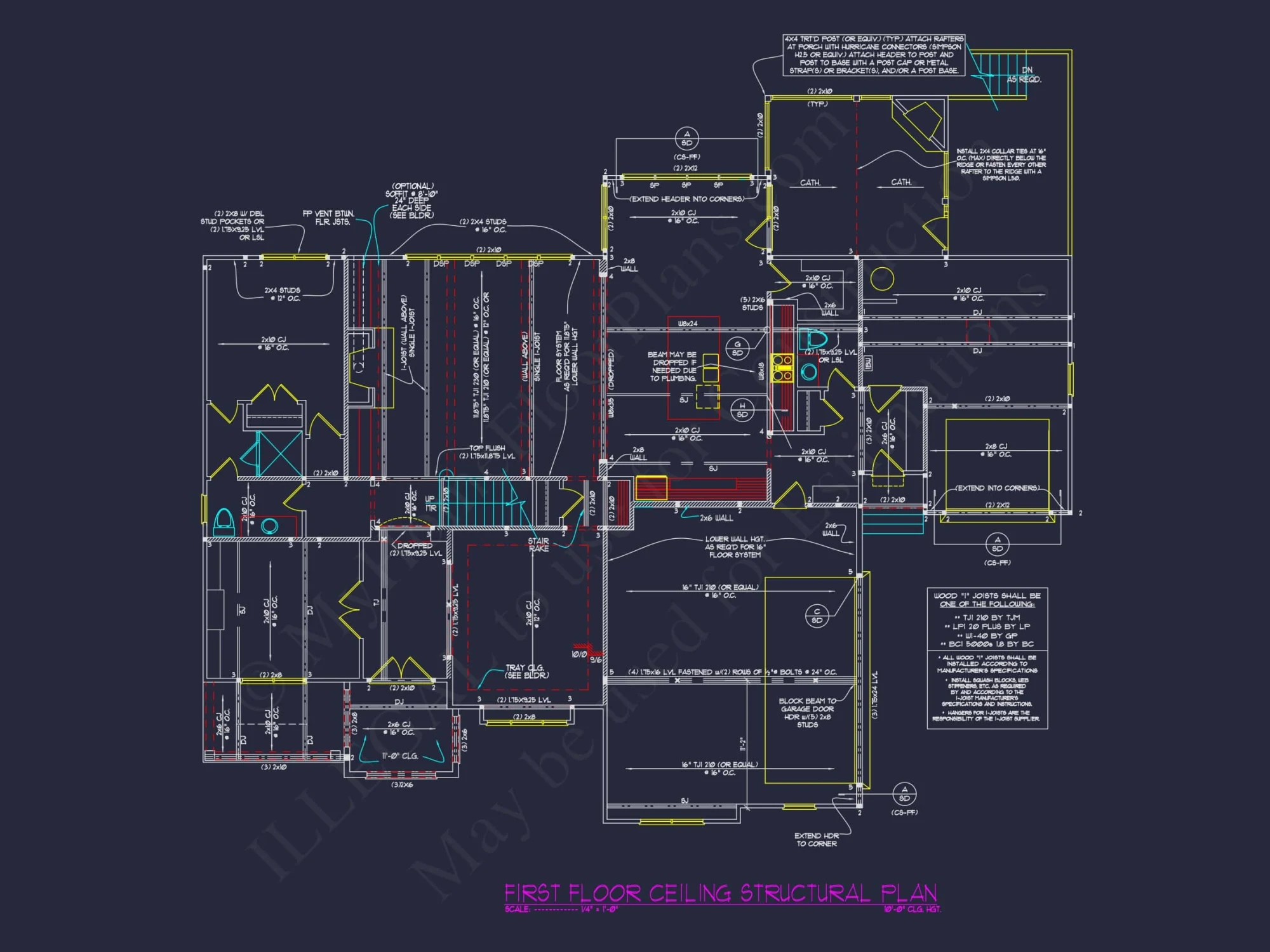 Luxury house Plan with 5 Bedrooms and Detailed CAD Designs