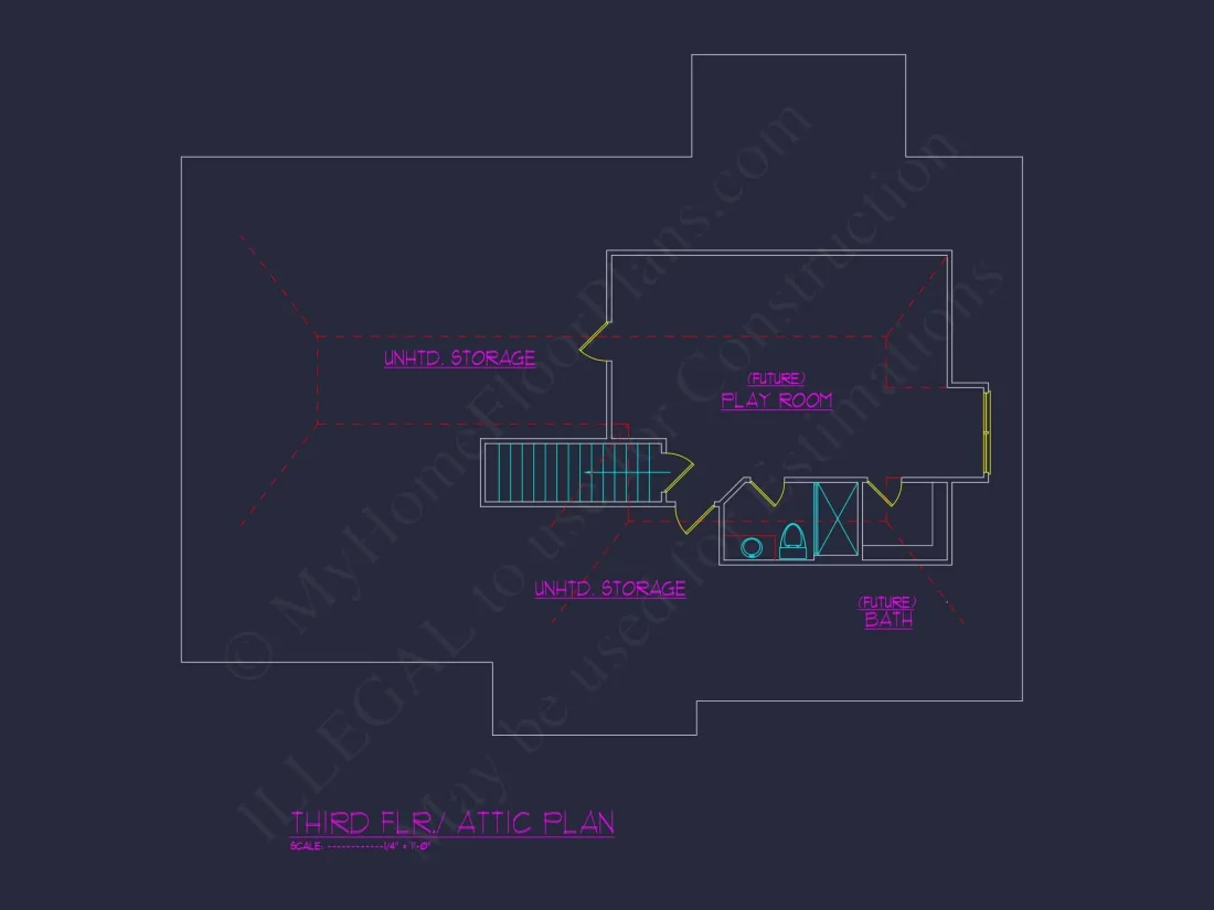 Luxury house Plan with 5 Bedrooms and Detailed CAD Designs