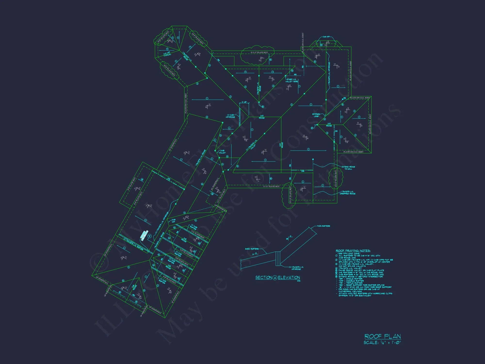 Premium house Plan with 2-Story CAD Blueprints & Designs