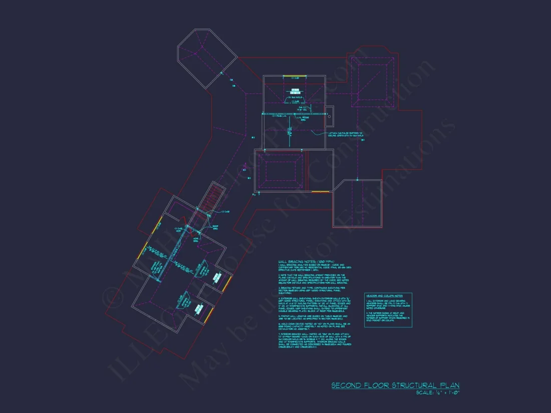 Premium house Plan with 2-Story CAD Blueprints & Designs