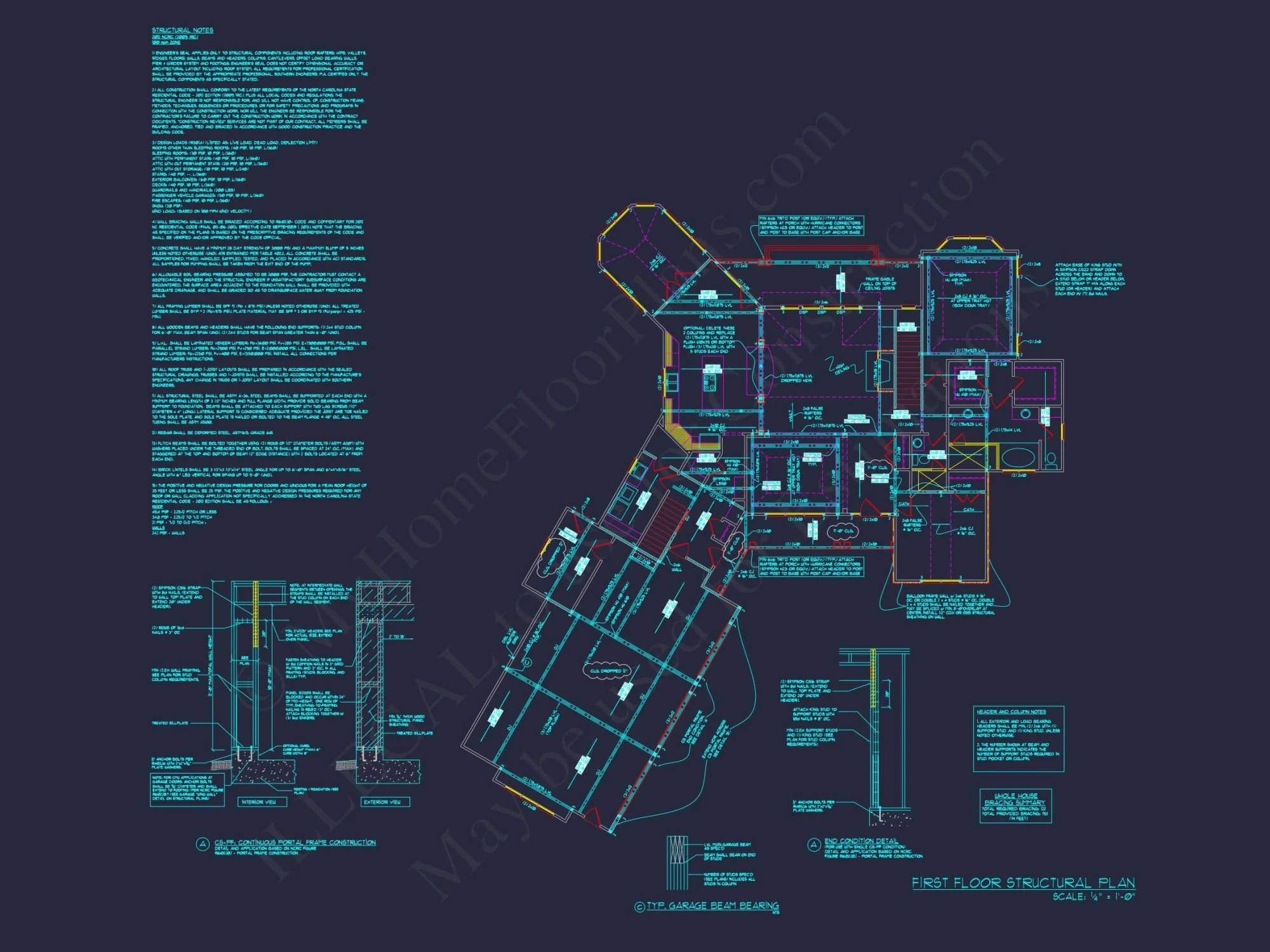 Premium house Plan with 2-Story CAD Blueprints & Designs