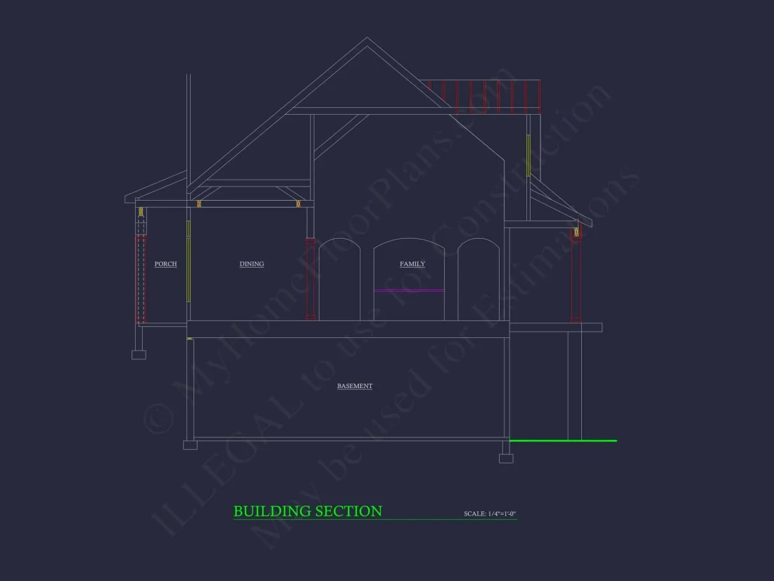 Premium house Plan with 2-Story CAD Blueprints & Designs